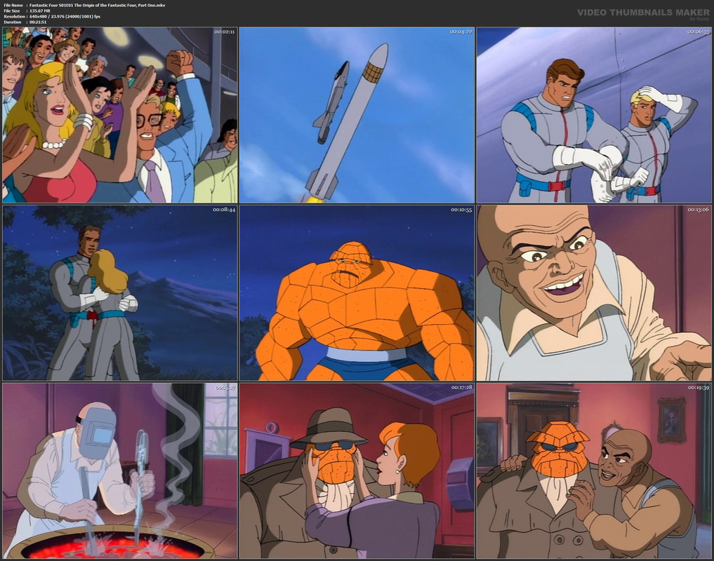 Fantastic Four S01E01 The Origin of the Fantastic Four, Part One.mkv
