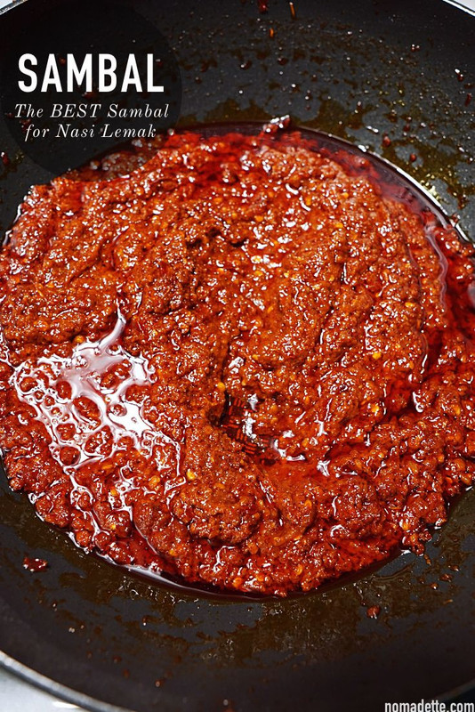 The BEST Sambal for Nasi Lemak Nomadette