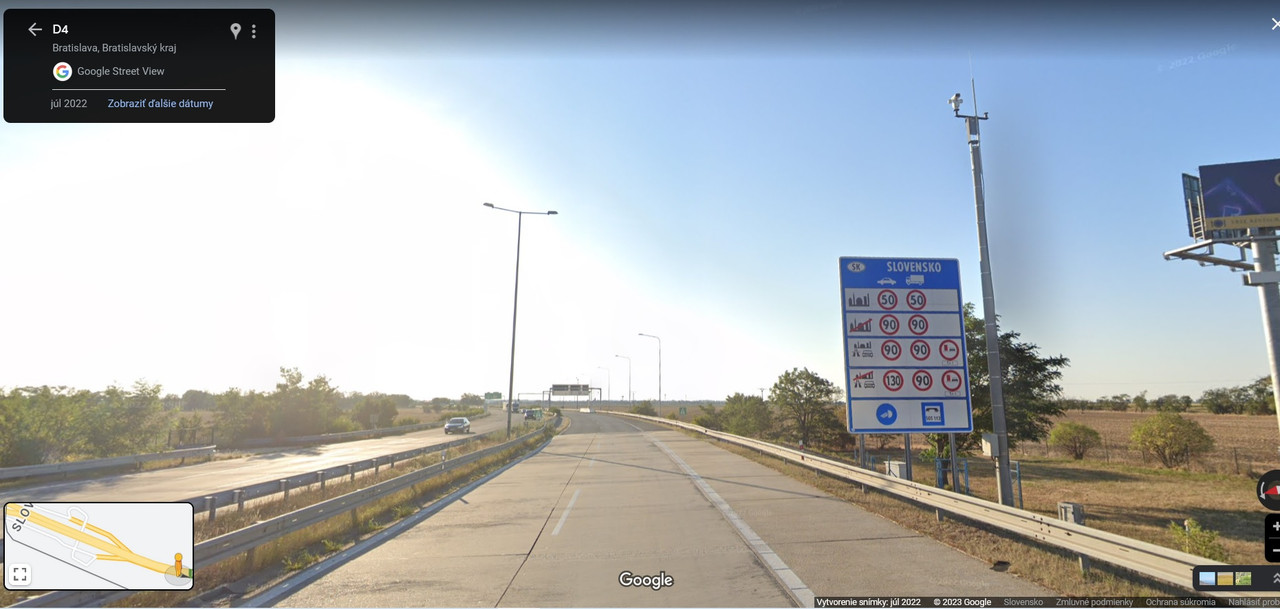 zákaz obiehania Slovensko