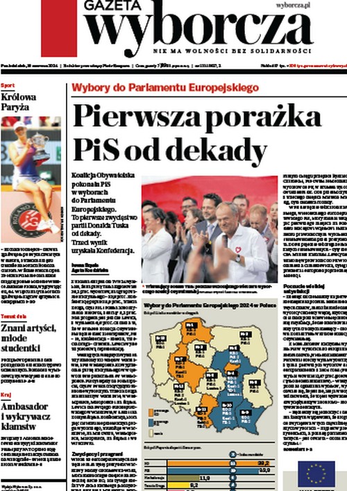 Gazeta Wyborcza + Duży Format 10.06.2024