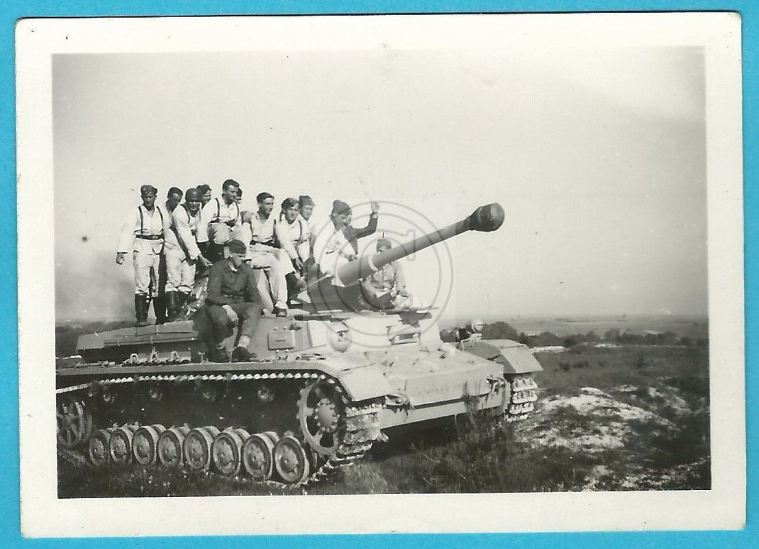 Panzer, Tank, Fallschirmjäger auf Panzer, Langro