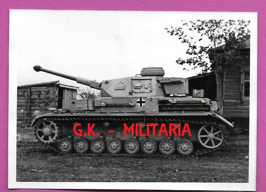 Foto Wehrmacht Panzerkampfwagen IV Panzer IV lang Rußland Ostfro