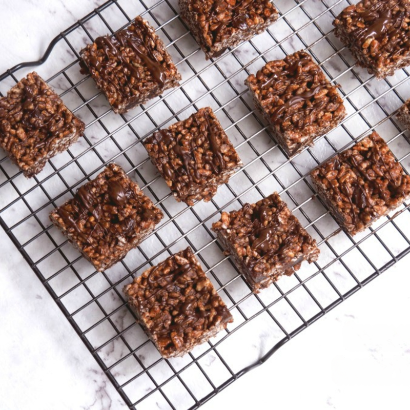 Crackles de chocolate sem lactose