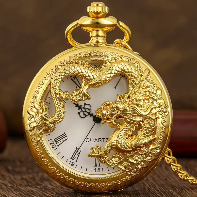 Dragon Zodiac Pocket Watch