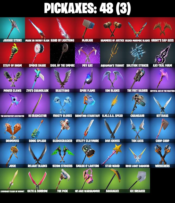 pickaxes comp