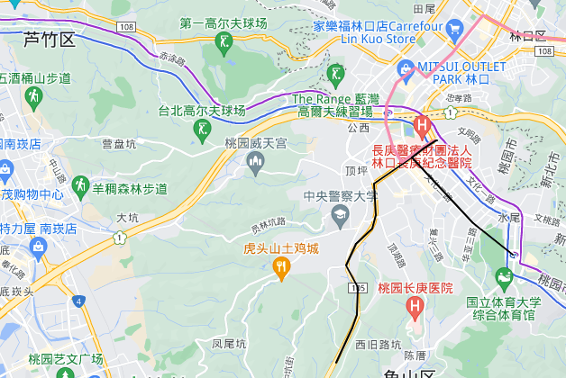 圖 龜山林口地區捷運路網發想