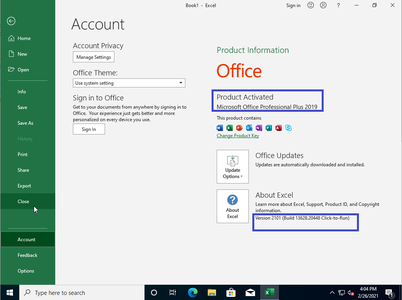 Windows 10 Pro 20H2 10.0.19042.844 With Office 2019 Pro Plus Preactivated February 2021