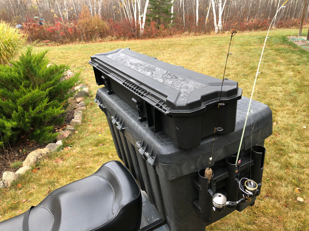 43 rods in rod holder