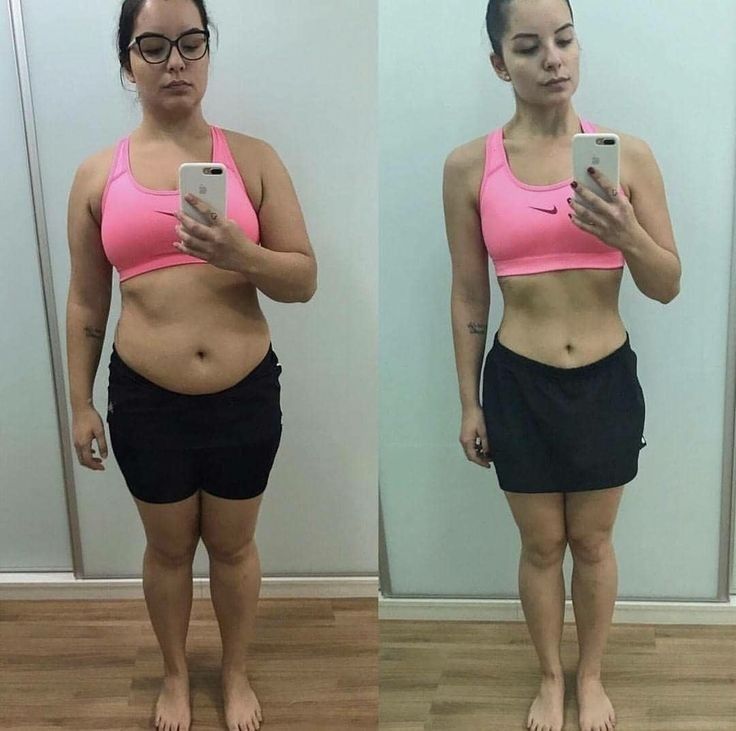 Mulher feliz com seu resultado