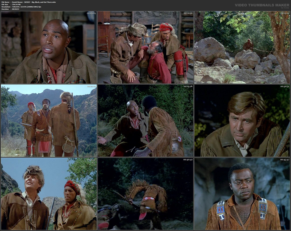 Daniel Boone - S05E07 - Big, Black, and Out There.mkv