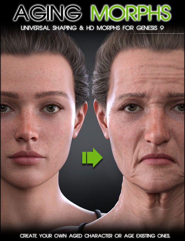 Aging Morphs for Genesis 9