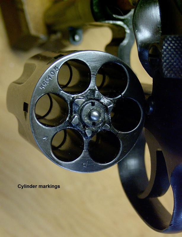 cylinder marking-Sn. V 560105 and P proof