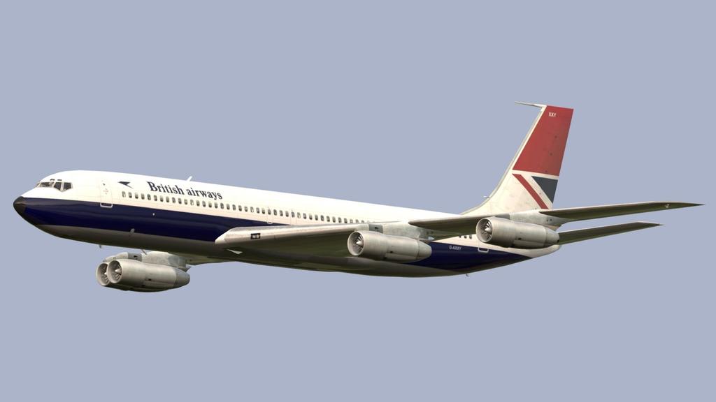 British Airways Boeing 707 320B Adv a3f3783ab1704db7bd4514e9004be470