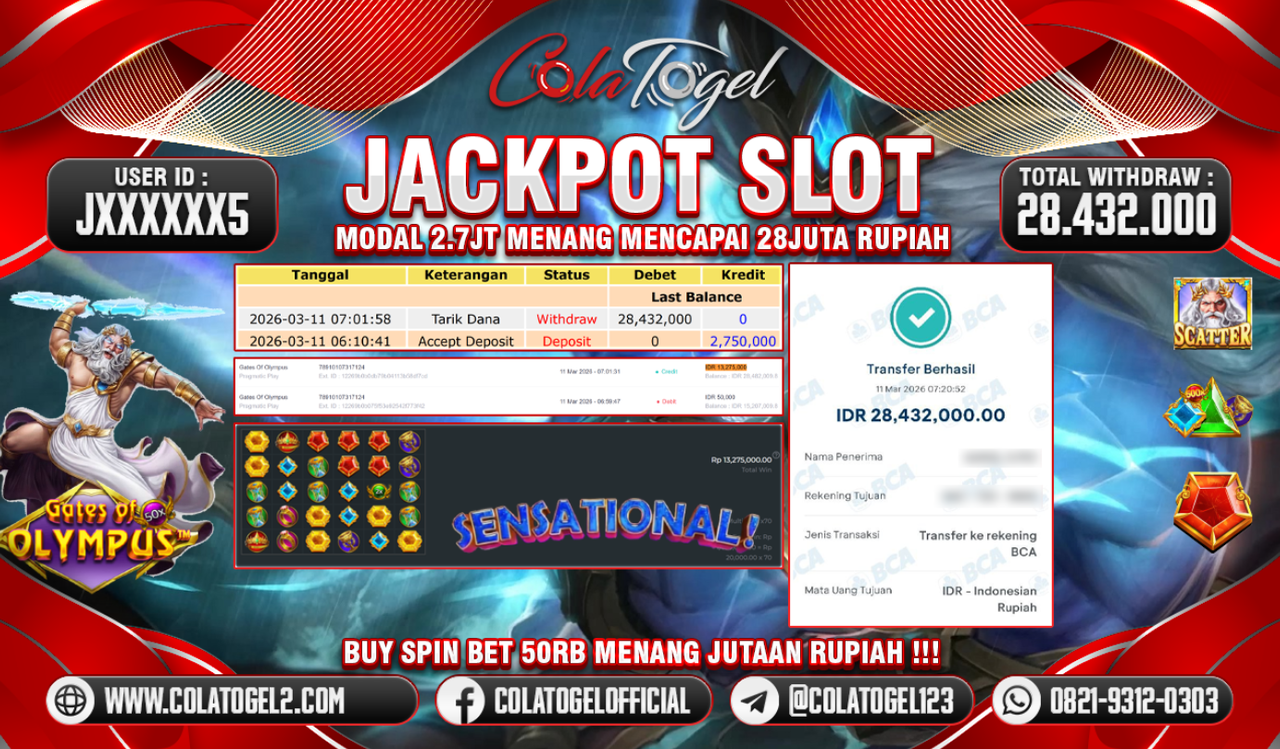 JACKPOT SLOT GACORR!!