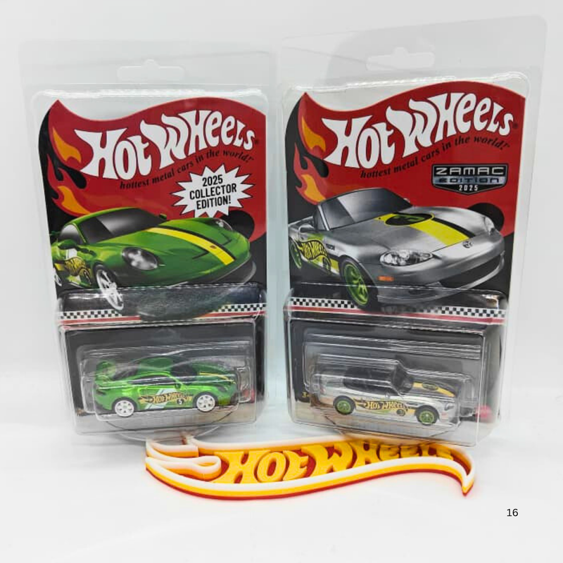 Hot Wheels 2025 PORSCHE 911 GT3 & MAZDA SPEED MIATA Collector