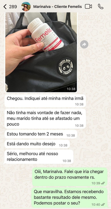 Print WhatsApp cliente FEMELIS