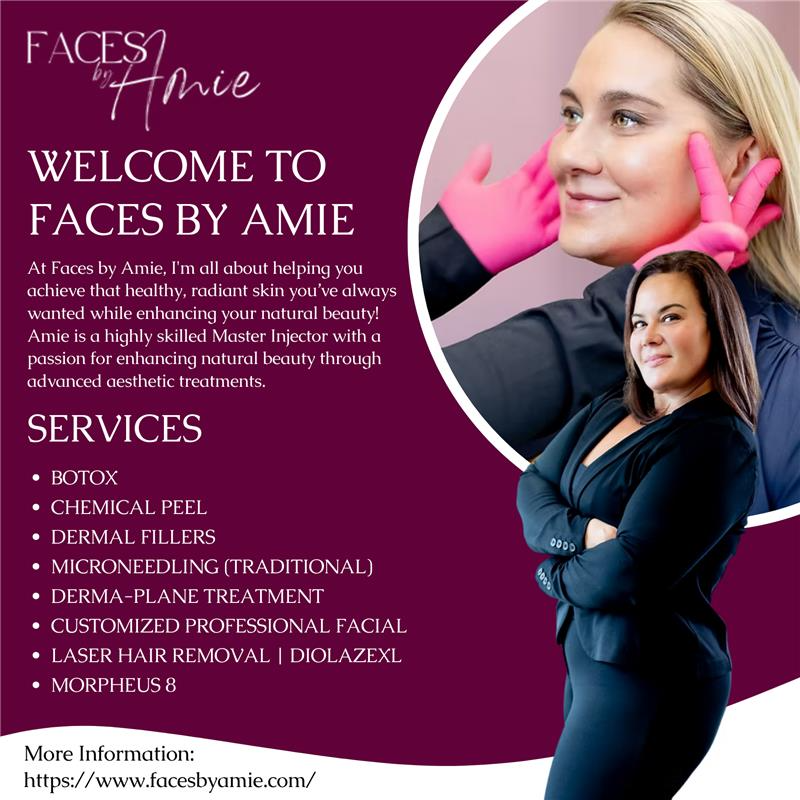 Faces By Amie infographics