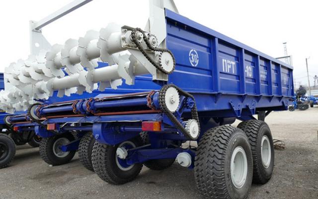 Разбрасыватель органических удобрений ПРТ-10 - назначение и параметры