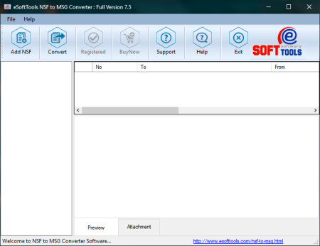 eSoftTools NSF to MSG Converter 7.5