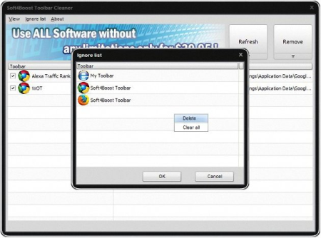 Soft4Boost Toolbar Cleaner 6.3.5.291