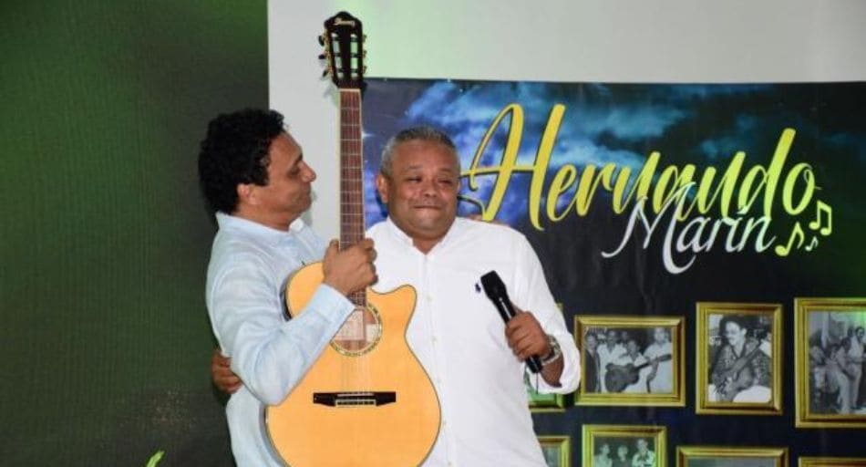 Deiver y Hernando Marín, hijos del cantautor, recordaron a su padre a través de sus canciones.