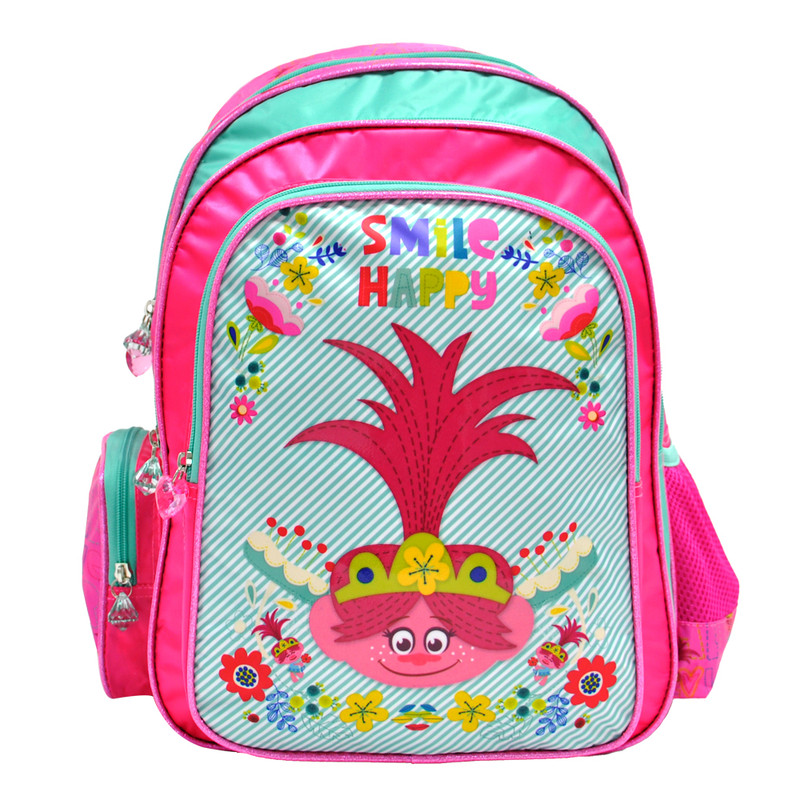 TROLLS SMILE HAPPY BACKPACK 16"