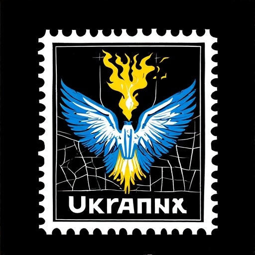 Postal-stamp-style-art-of-a-fl-69
