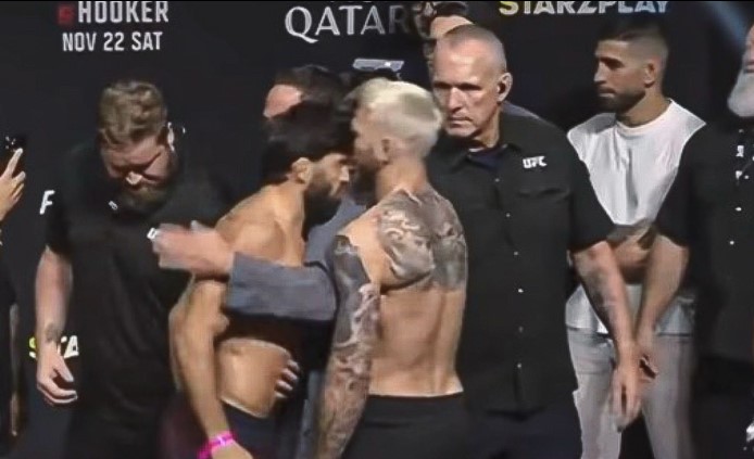 Арман Царукян вкара глава на Дан Хукър преди битката в Катар