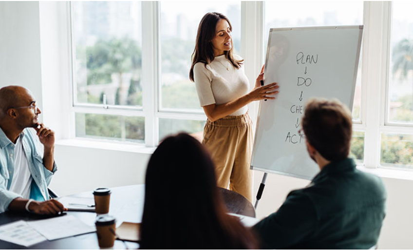 Business Club Vision and Mission illustration showing business growth and connection