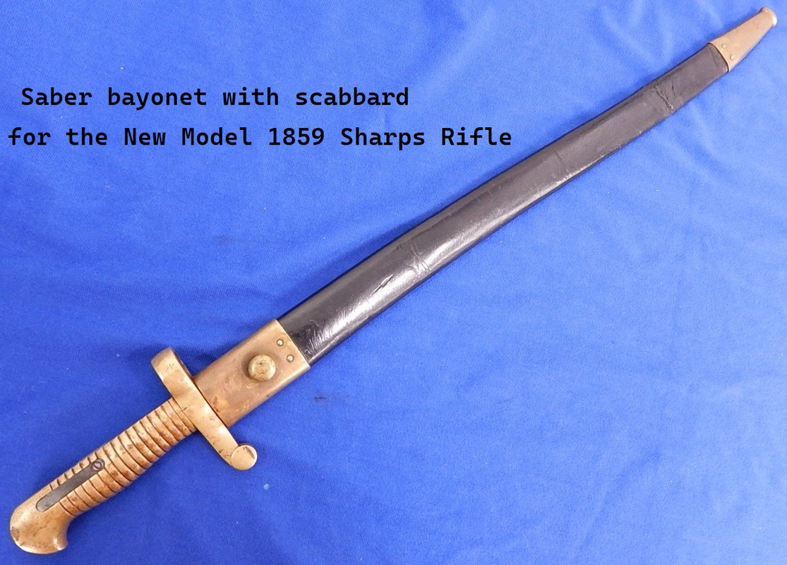 Bayonet in the scabbard