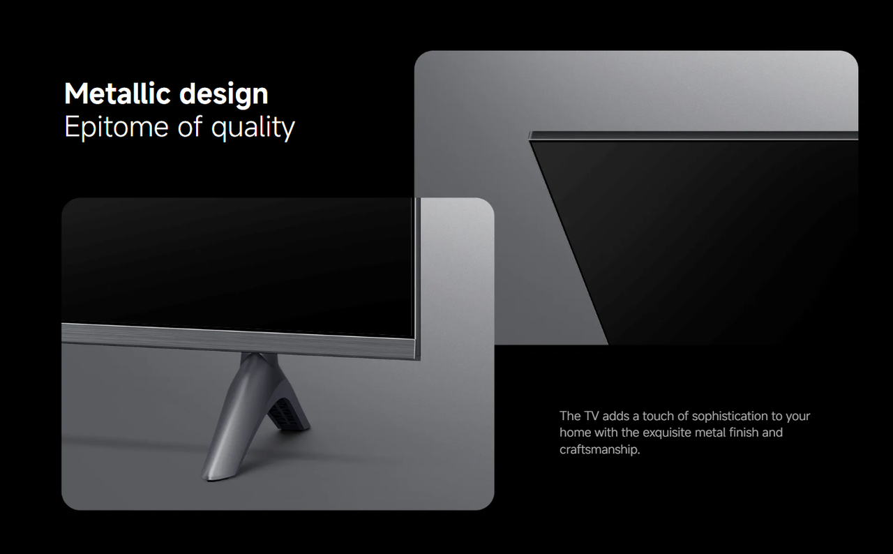 Bezel-less Metal Design
