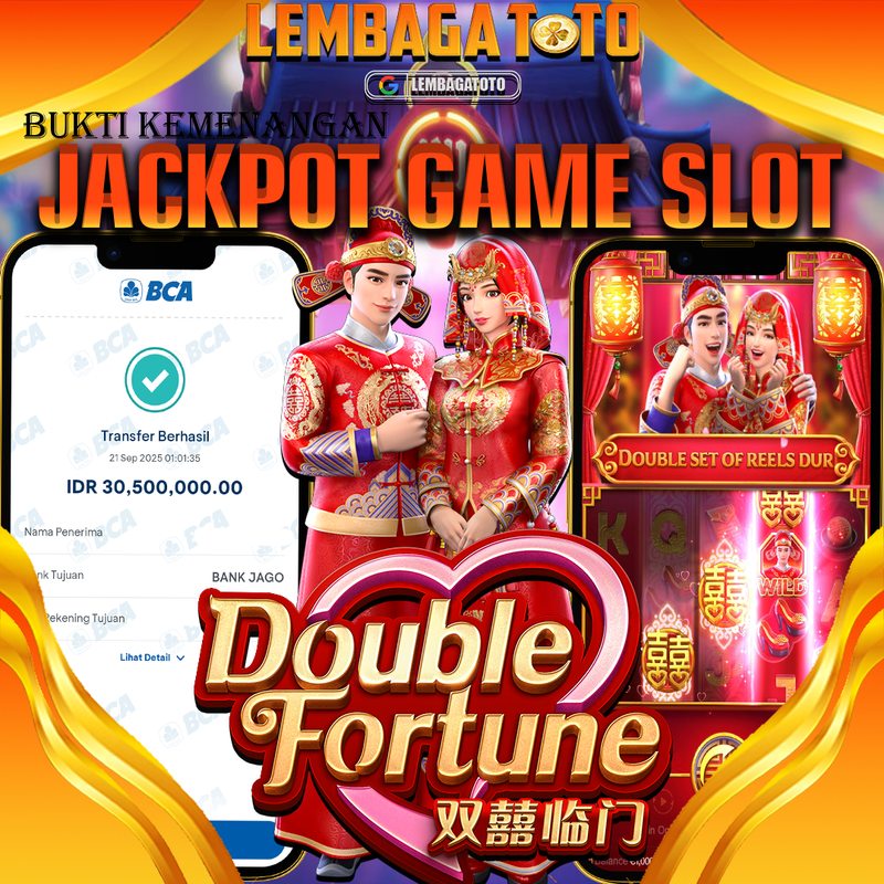 BUKTI JACKPOT 22 SEPTEMBER LEMBAGATOTO DOUBLE FORTUNE   Rp.30.500.000,- LUNAS