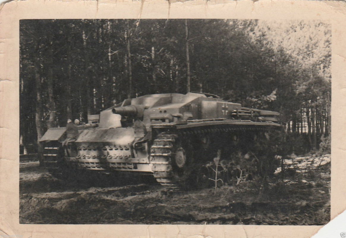 2 WK Sturmgeschütz Panzer Guben 1942 Balkenkreuz