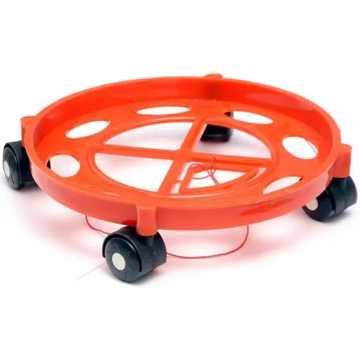 LPG Cylinder Trolley Easily Movable Stand with Wheels, Gas Cylinder Stands Color 1 (R505)