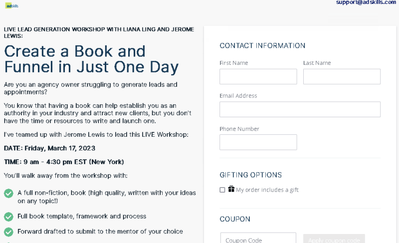Adskills - CHATGPT Book Lead Gen Funnel