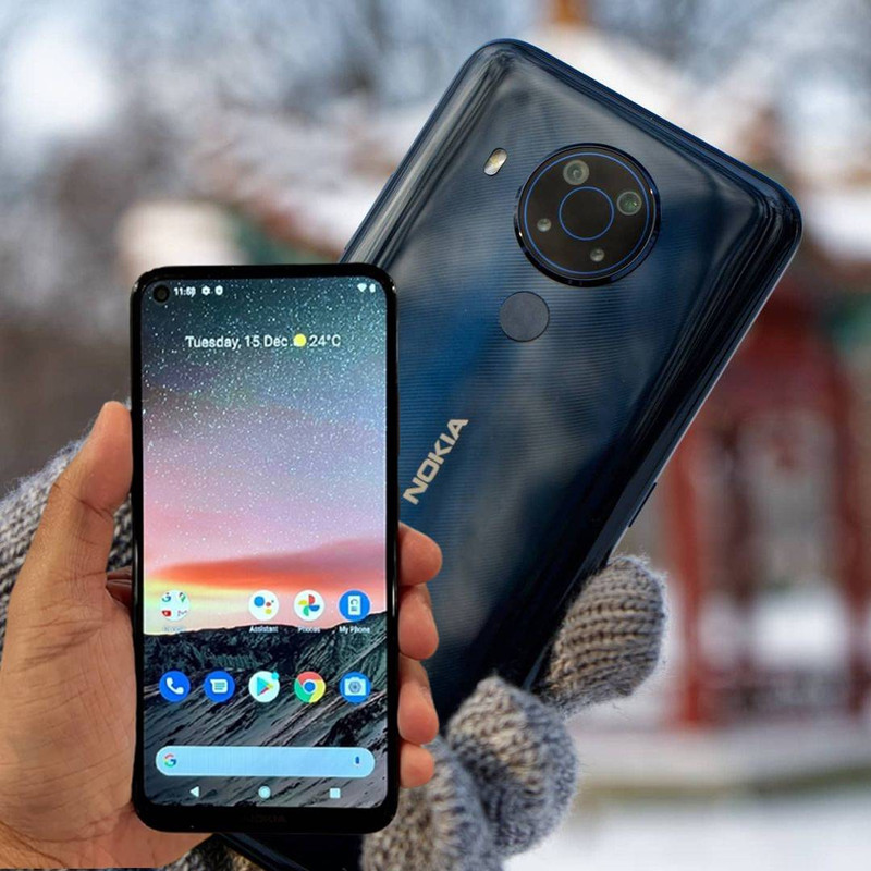 Smartphone Nokia 5.4, 128GB, 4GB RAM, 128GB, Câmera 48MP/Selfie 16MP, Tela 6.39, Google Assistente, Azul – NK025