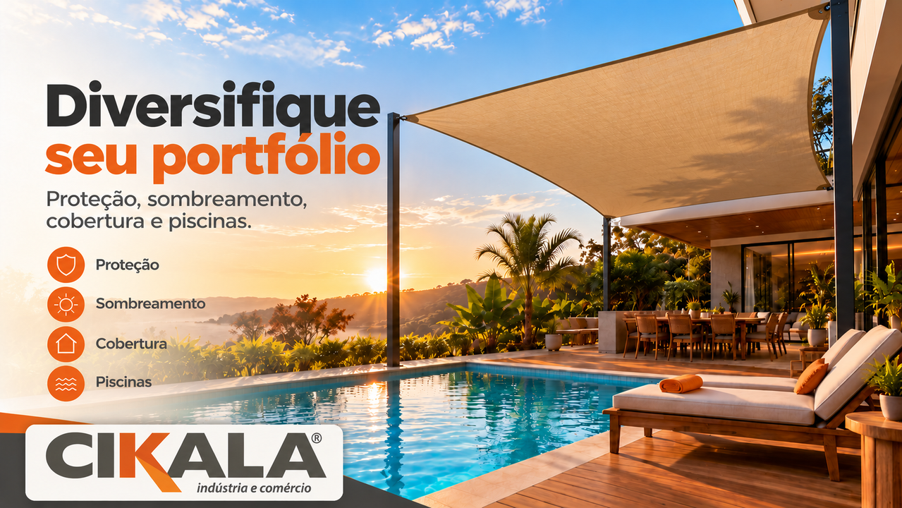 Diversificación del portafolio con productos de protección y sombra para ambientes exteriores