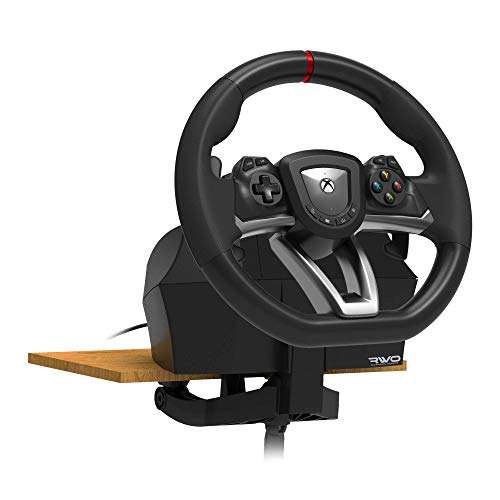 Amazon: Volante con pedales HORI Overdrive - Volante para Xbox Series X|S, Xbox One y Windows 10 - Edición Estándar - Standard Edition 