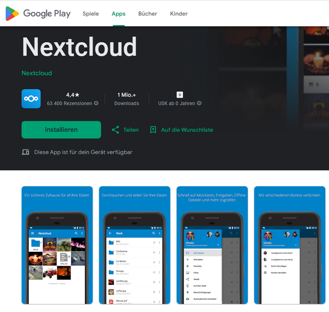NextCloud Android-App