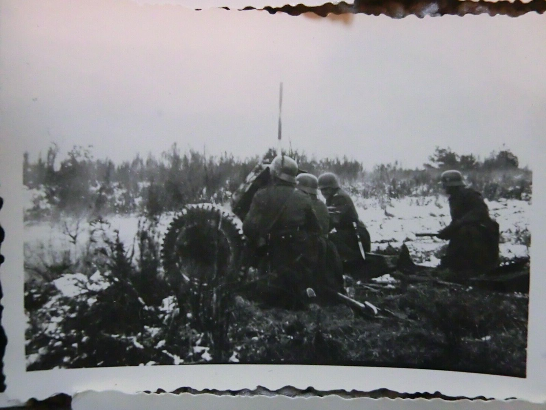 Foto Flak - Pak - Geschütze in Polen u.Rußland an der Front4