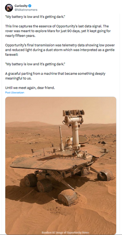 Mars-Rover Curiosity