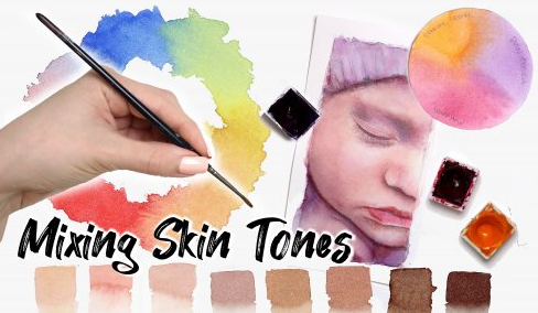 Watercolor Color Mixing – Learn To Mix Skin Tones