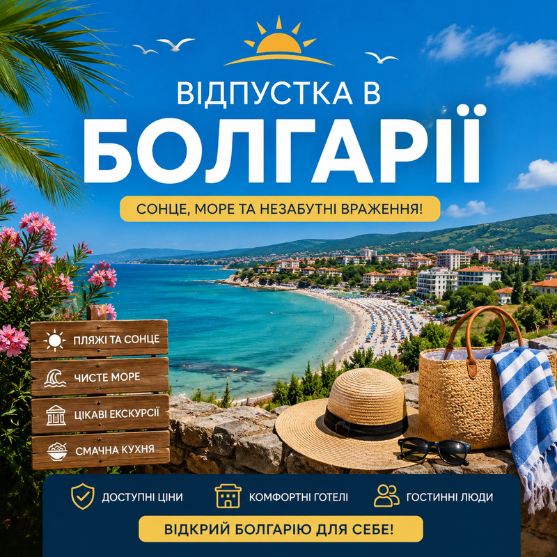 Популярні курорти Болгарії для відпочинку