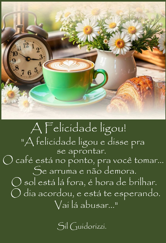 A Felicidade ligou!