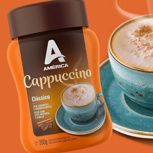 Cappuccino Pó América Clássico – Pote 200g