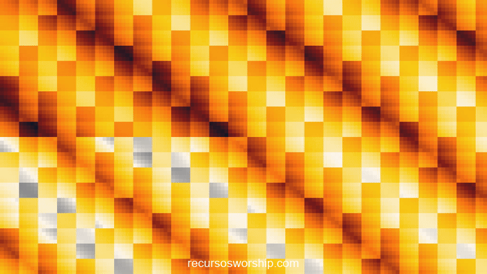 loop vj píxeles amarillo naranja prisma