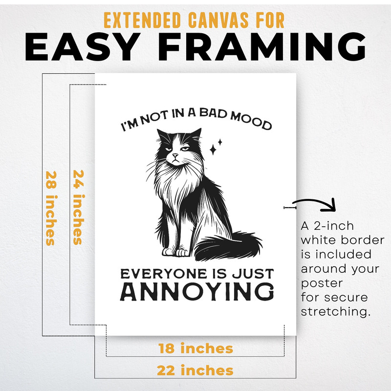 (IP001749C) Sarcastic Black Cat V9