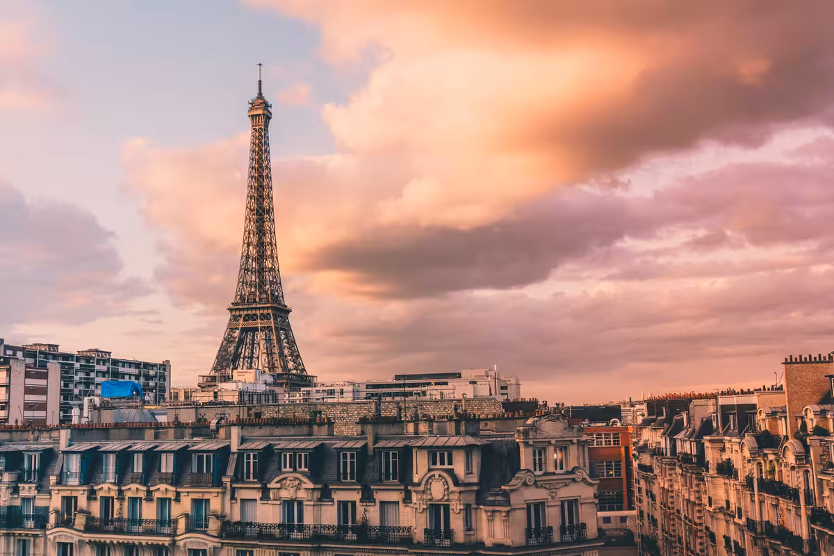 Eiffel Tower from
							Trocadéro
