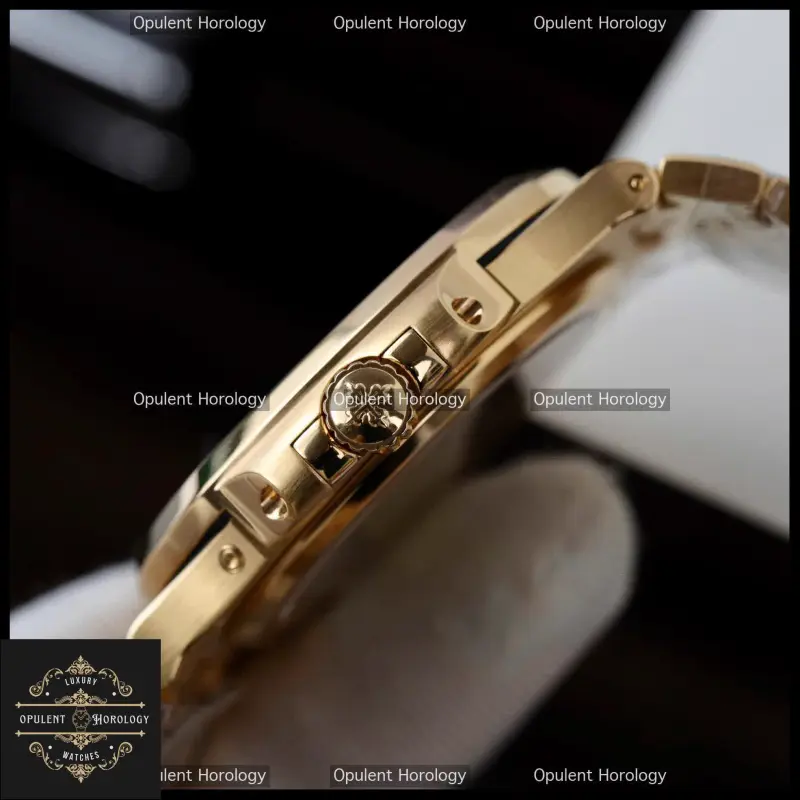 Patek Philippe Nautilus 5712R Gold Wrapped Moon Phase 40mm | Clone Caliber 240