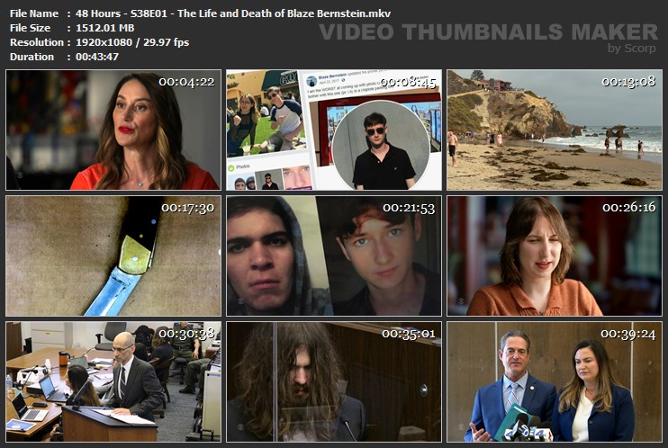 48 Hours - S38E01 - The Life and Death of Blaze Bernstein.mkv